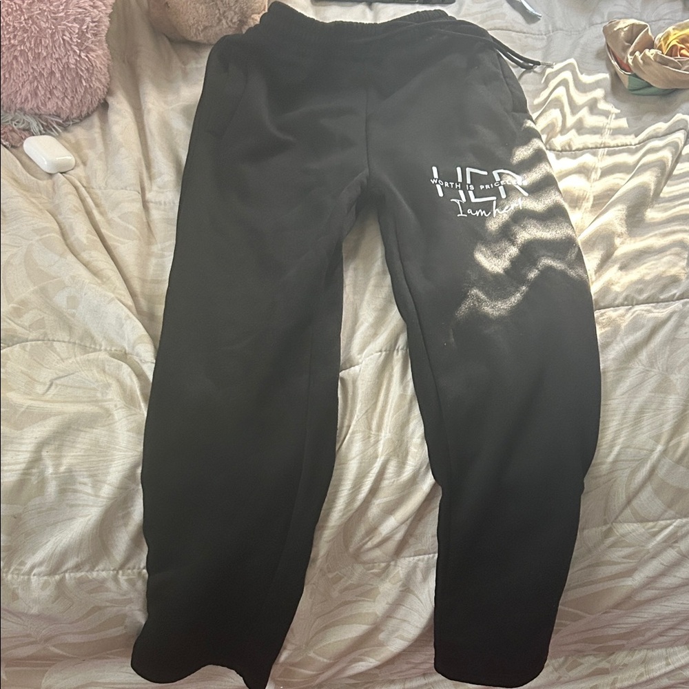 Kids Black Sweatpants